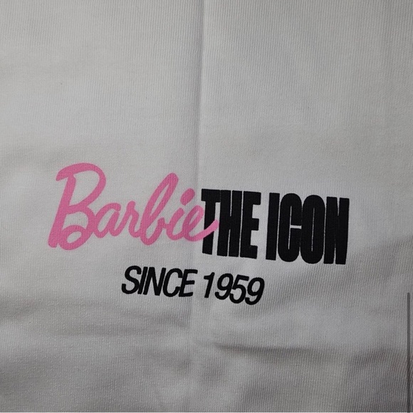 BARBIE X ZARA STRIPED SWIMSUIT CORRON GRAPHIC T-SHIRT SHORT SLEEVES TEE - Picture 6 of 6